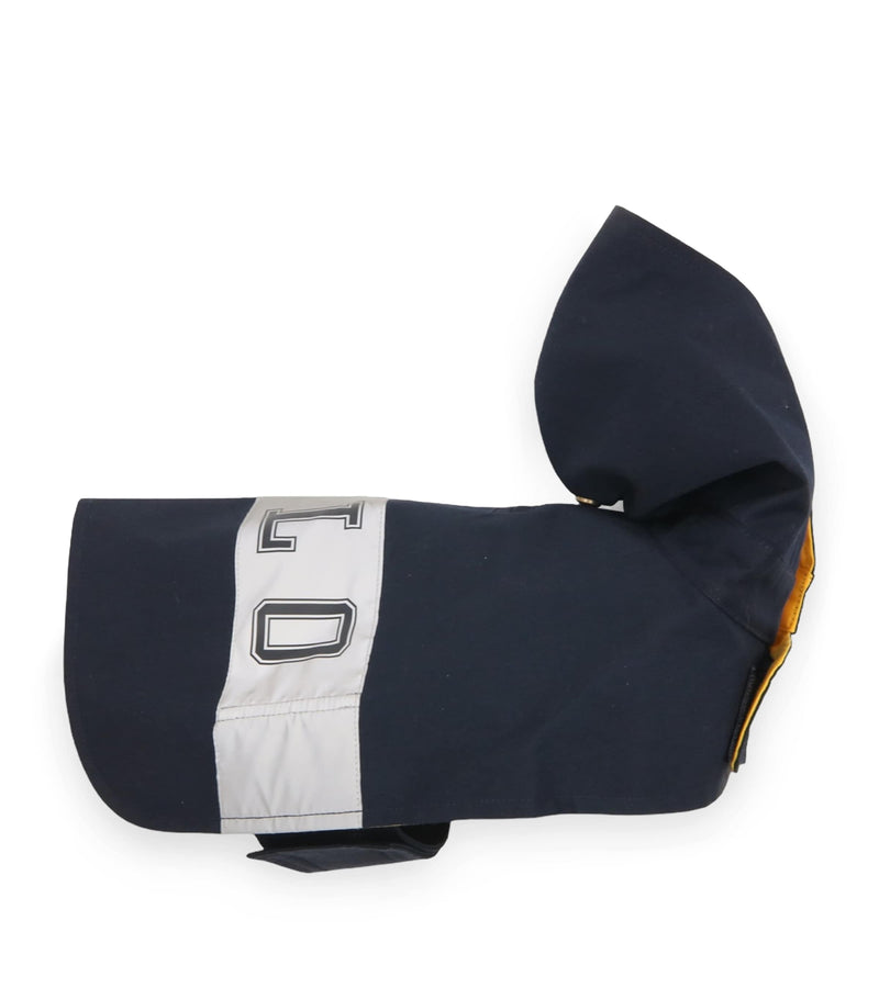 Ralph Lauren canvas hooded dog raincoat size XS, imported from the UK