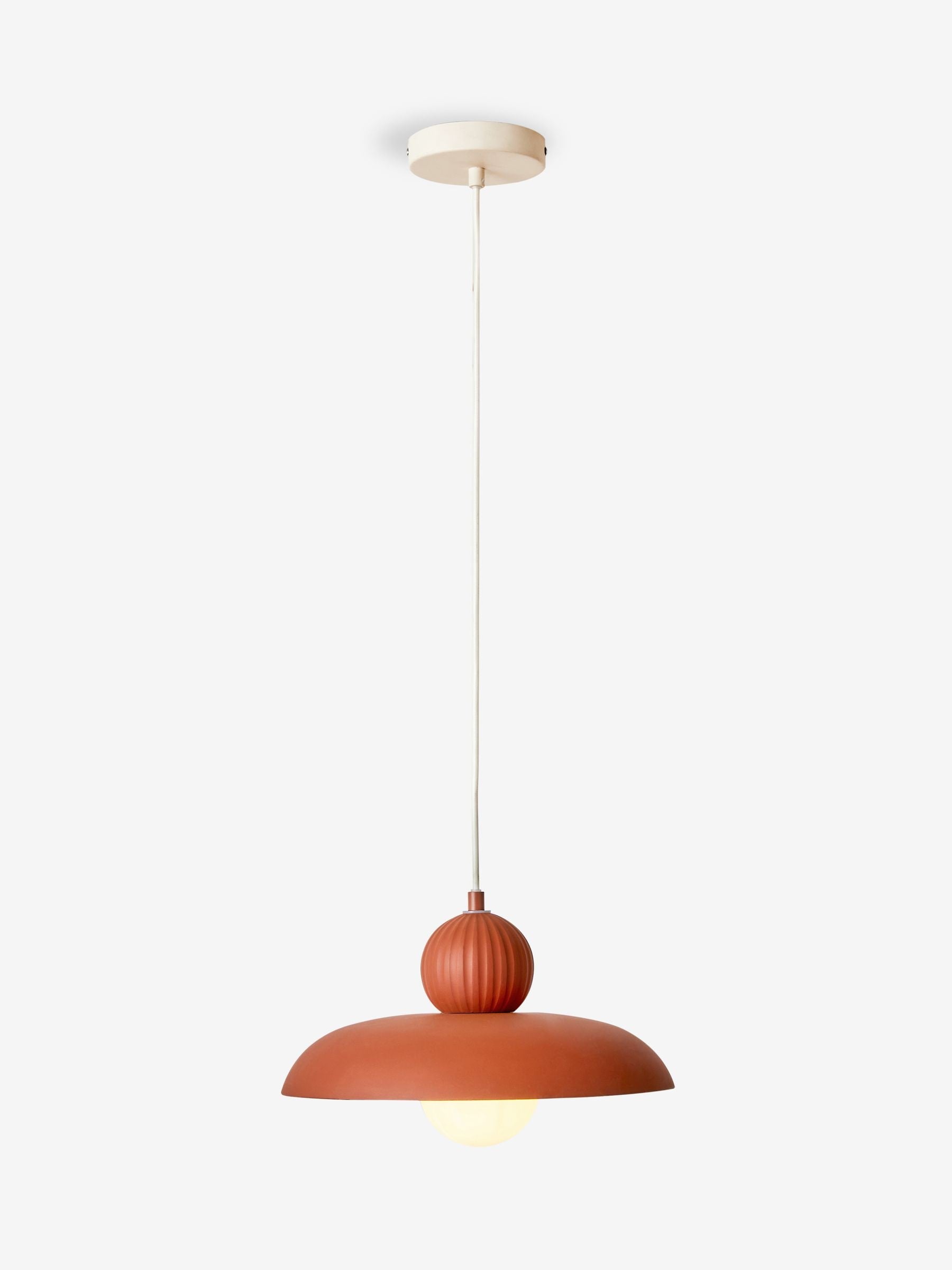 MADE.COM Eliya terracotta pendant ceiling light, UK version