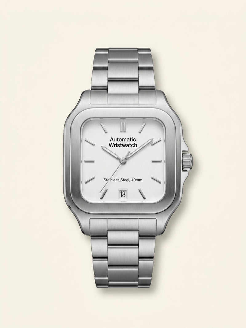 Cartier Santos titanium automatic watch, UK version