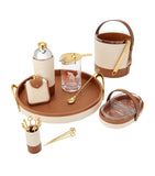 Ralph Lauren Home Garrett mixing glass set, imported from the UK