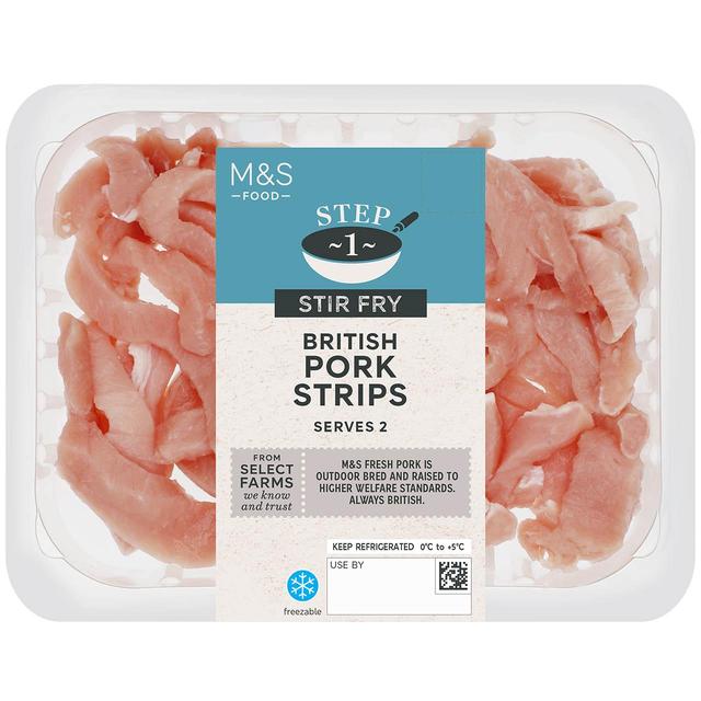 M&S Pork Stir Fry Strips   300g