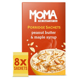 MOMA Peanut Butter & Maple Syrup Jumbo Oat Porridge Sachets Vegan   8 per pack GOODS M&S   