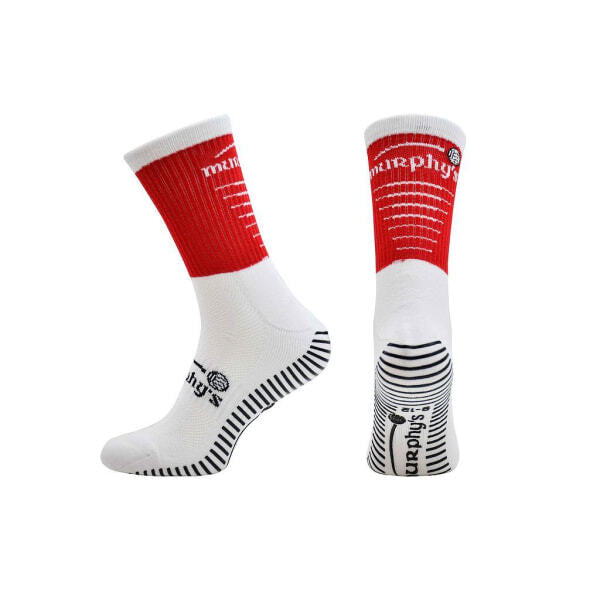 Murphys Adult Pro Mid GAA Socks (9-12) GOODS Superdrug Red/White  