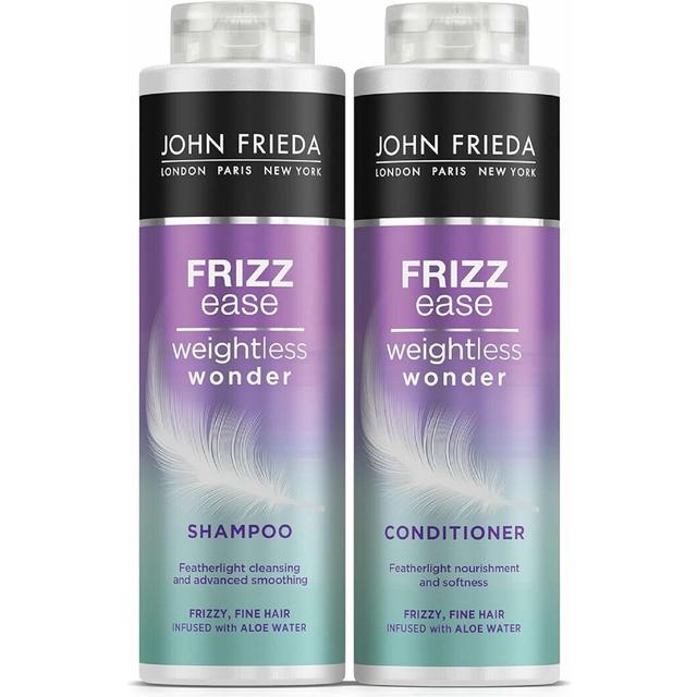 John Frieda Weightless Wonder Smoothing Shampoo & Conditioner Twin Pack   2 x 500ml