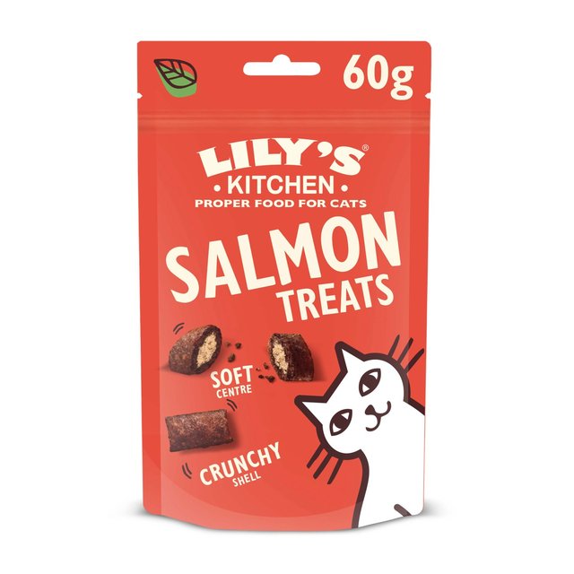 Lily's Kitchen Salmon Pillow Treats for Cats   60g GOODS M&S   