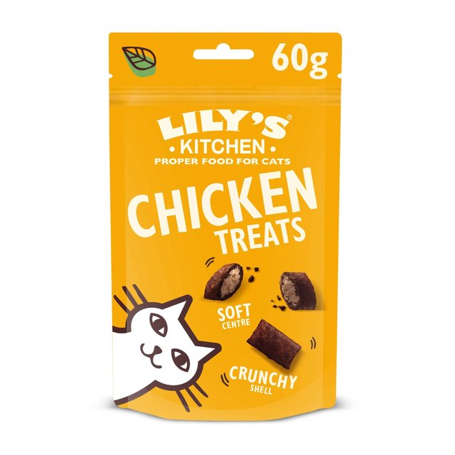 Lily's Kitchen Chicken Pillow Treats for Cats   60g