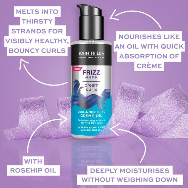 John Frieda Frizz Ease Dream Curls Curl Nourishing creme-Oil   100ml