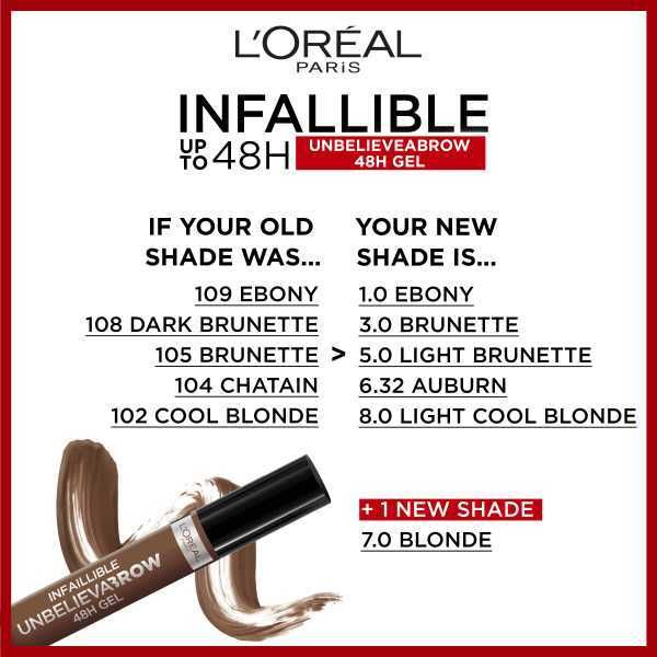 L'Oreal Paris Infallible 48H Unbelievabrow 8.0 Light Blonde GOODS Superdrug   