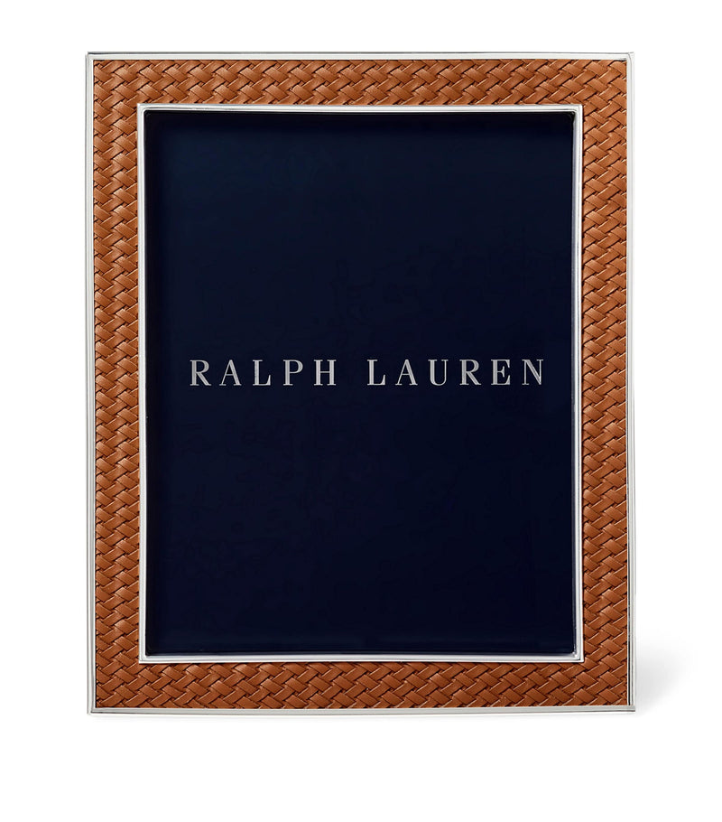 Ralph Lauren Home Leather Brockton photo frame 5 x 7, imported from the UK
