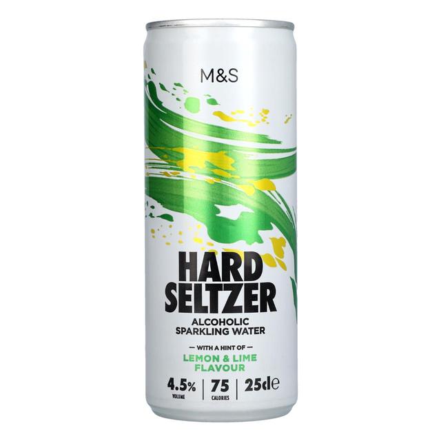 M&S Hard Seltzer Lemon & Lime   250ml