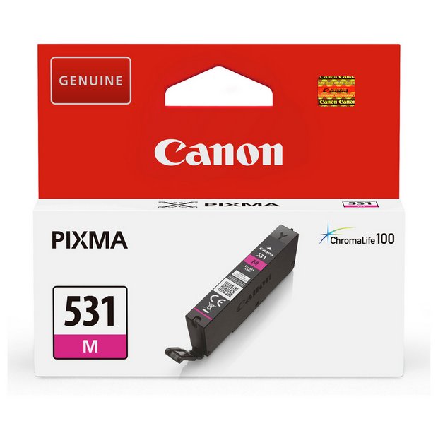 Canon CLI-531 magenta ink cartridge - British product