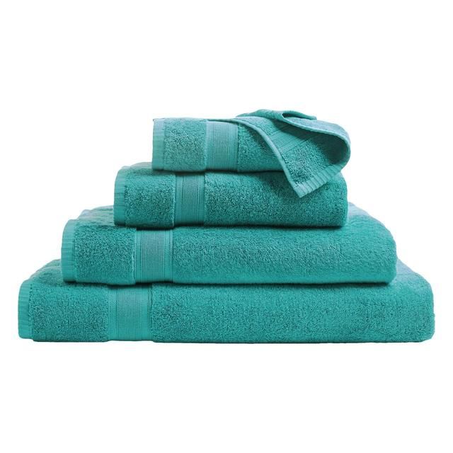 M&S Super Soft Antibacterial Cotton Hand Towel Teal GOODS M&S   