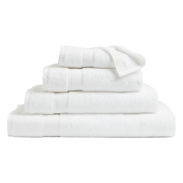 M&S Super Soft Antibacterial Cotton Hand Towel White