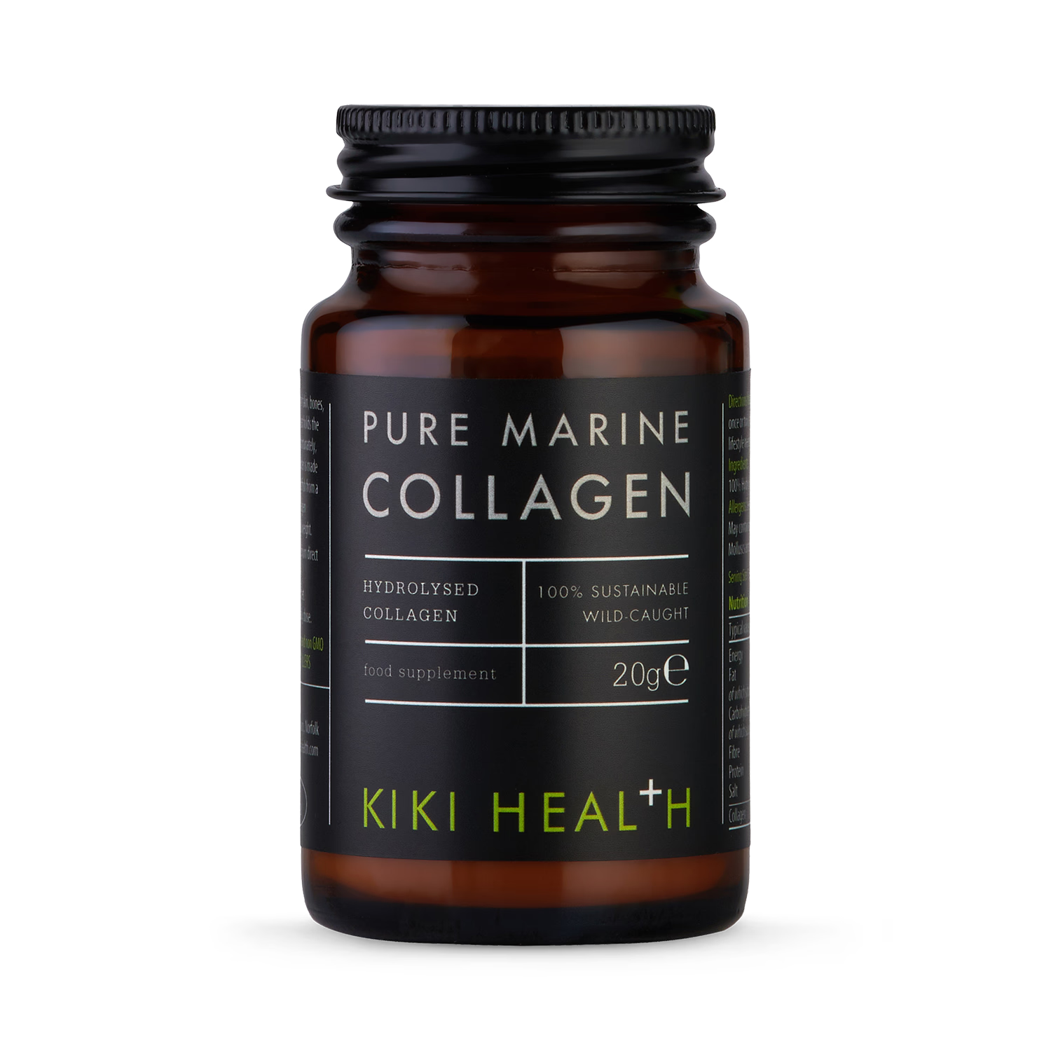 KIKI Health Pure Marine Collagen Powder 20g, imported from the UK