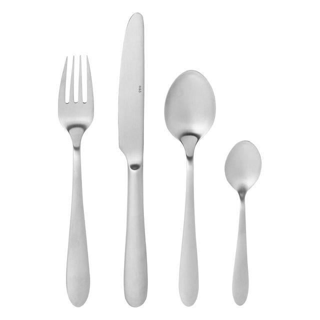 M&S 16 Piece Maxim Brushed Cutlery Set