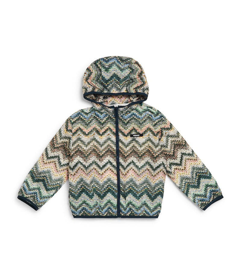 Missoni Kids zigzag print jacket 4-14 years, imported from the UK