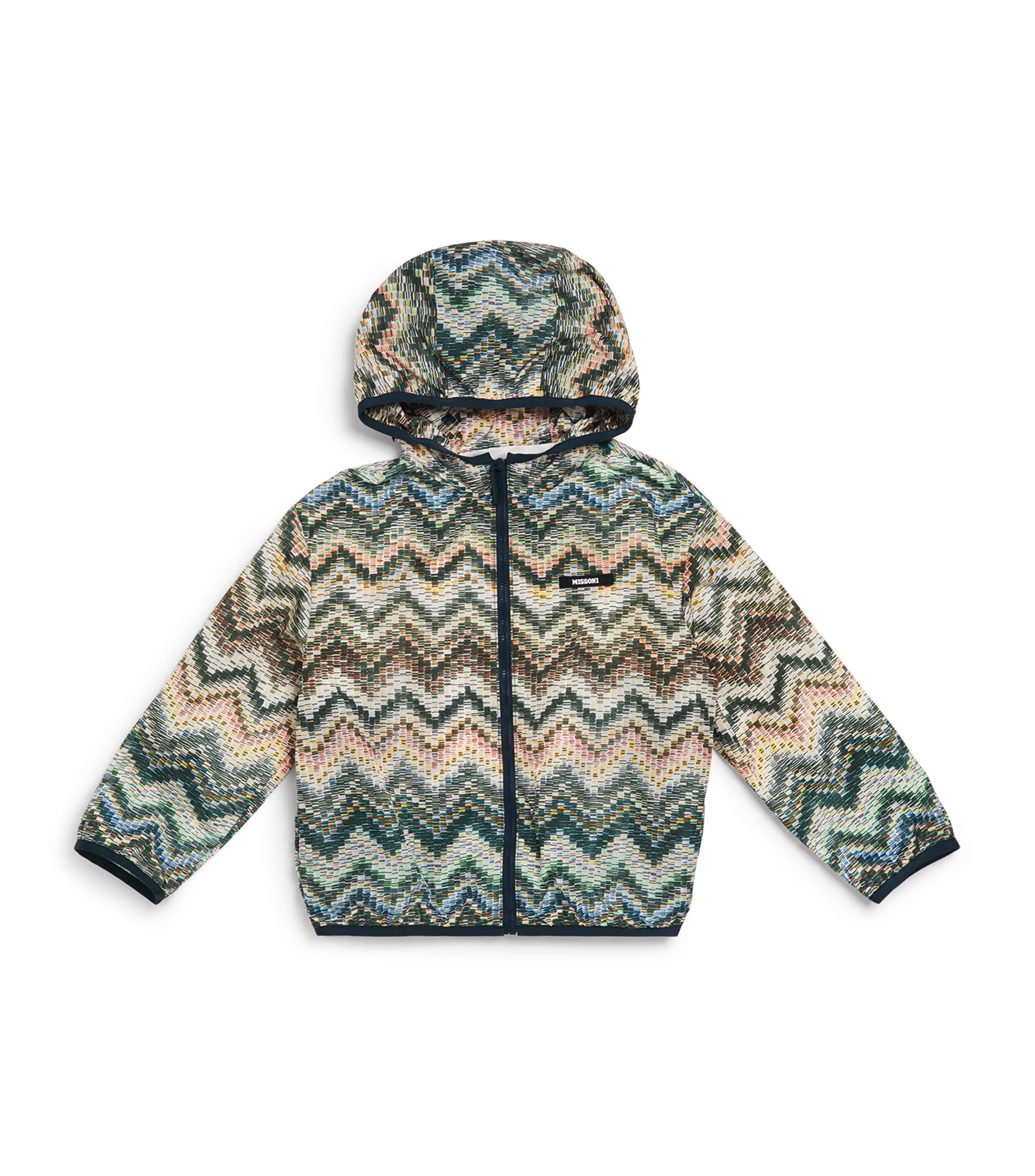 Missoni Kids zigzag print jacket 4-14 years, imported from the UK