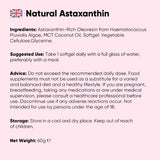 WeightWorld natural astaxanthin 8mg softgels 240 count (British brand)
