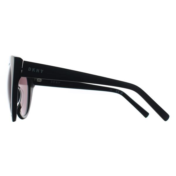 Schwarze DKNY Cat-Eye-Sonnenbrille für Damen, importiert aus Großbritannien