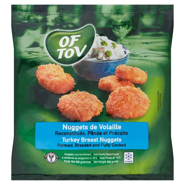 Of Tov Turkey Breast Nuggets   600g