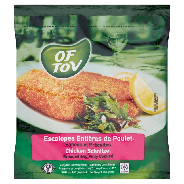 Of Tov Chicken Schnitzel   600g GOODS M&S   