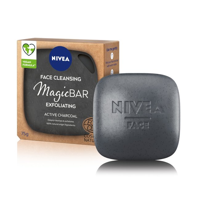 NIVEA Magic Bar Exfoliating Charcoal Face Cleansing Scrub   75g GOODS M&S   