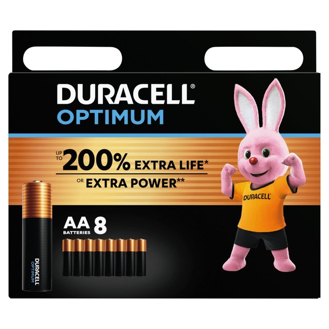 Duracell Optimum AA Batteries   8 per pack GOODS M&S   