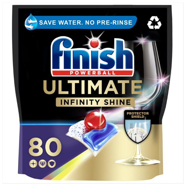 Finish Ultimate Infinity Shine Dishwasher Tablets   80 per pack GOODS M&S   