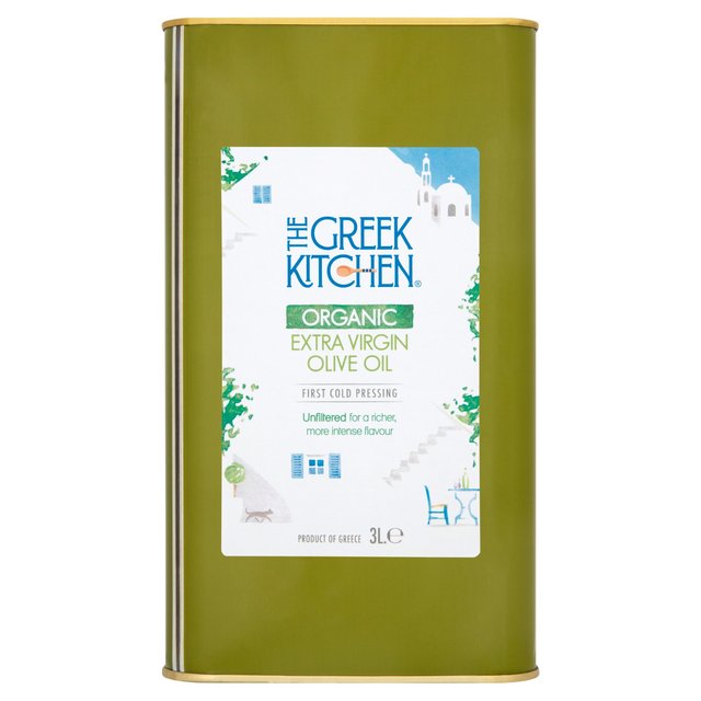 The Greek Kitchen Organic Unfiltered Extra Virgin Olive Oil   3L