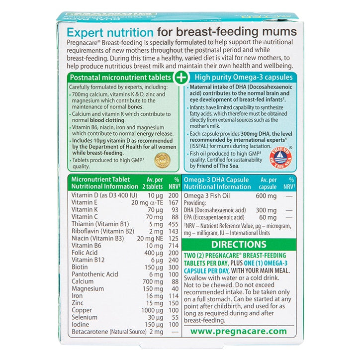 Vitabiotics Pregnacare Breastfeeding 84 Tablets