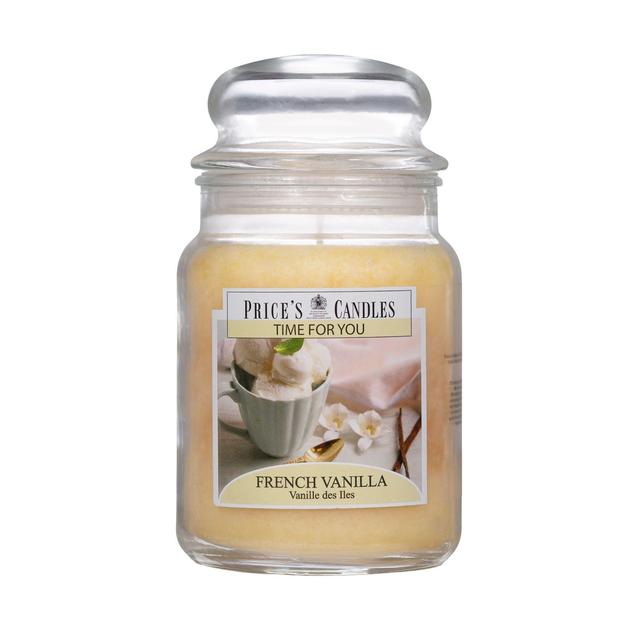 Price's Time For You French Vanilla Large Jar Candle GOODS M&S   