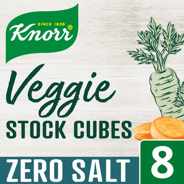 Knorr 8 Vegetable Zero Salt Stock Cubes   72g GOODS M&S   