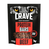 Crave Natural Grain Free Protein Bar Grain Adult Dog Treat Beef   76g GOODS M&S   