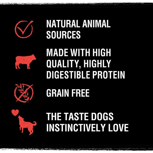 Crave Natural Grain Free Protein Bar Grain Adult Dog Treat Beef   76g GOODS M&S   