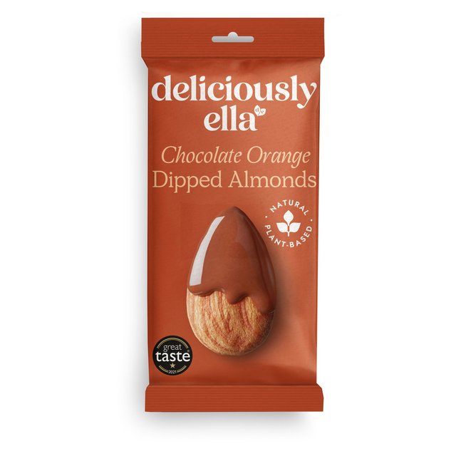 Deliciously Ella Chocolate Orange Dipped Almonds   81g GOODS M&S   