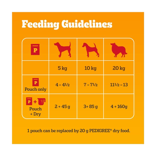 Pedigree Wet Dog Food Pouches with Beef Liver and Vegetables in Gravy   12 x 100g GOODS M&S   