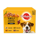 Pedigree Adult Wet Dog Food Pouches Mixed Varieties in Gravy   12 x 100g GOODS M&S   