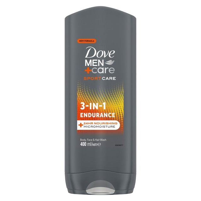 Dove Men+Care Sport Care 3-in-1 Hair Face & Body Wash   400ml GOODS M&S   