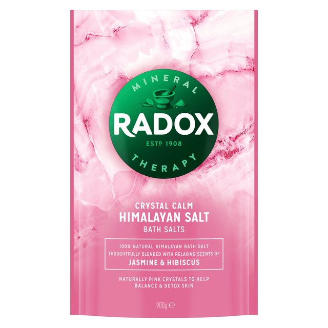 Radox Crystal Calm Himalayan Salts with Jasmine & Hibiscus   900g