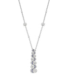 Boodles Over the Moon platinum diamond pendant - British product