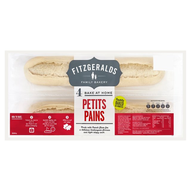 Fitzgeralds Bake At Home 4 Petits Pains   4 per pack GOODS M&S   