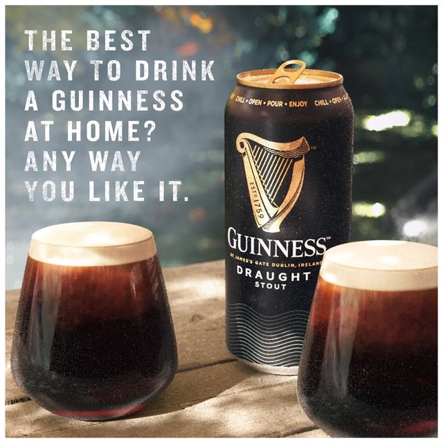 Guinness Draught Stout Beer   8 x 440ml