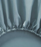 Yves Delorme double fitted sheet in organic cotton sateen, 135cm x 190cm (British brand)