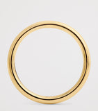 Harrods yellow gold ring 2mm, imported from the UK
