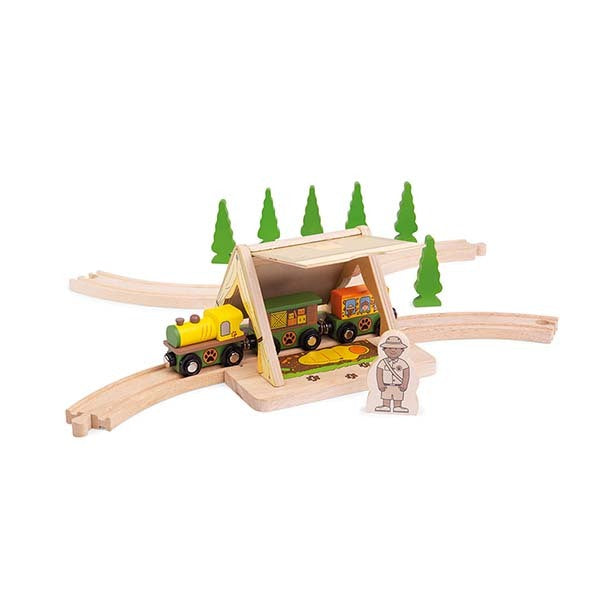 Bigjigs Rail Safari Tent GOODS Superdrug   