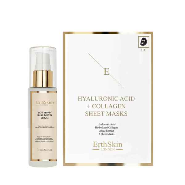 Erth Skin London snail serum and collagen mask 60ml (British brand)