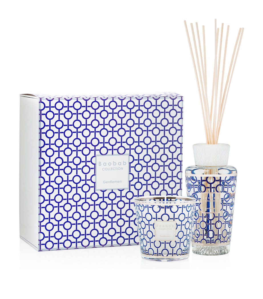 Baobab Collection gentlemen's candle and diffuser set 200g 250ml - British product