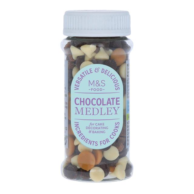 M&S Chocolate Medley Decorations Mix   75g GOODS M&S   