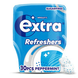 Extra Refreshers Peppermint Sugarfree Chewing Gum Bottle 30 Pieces   67g GOODS M&S   