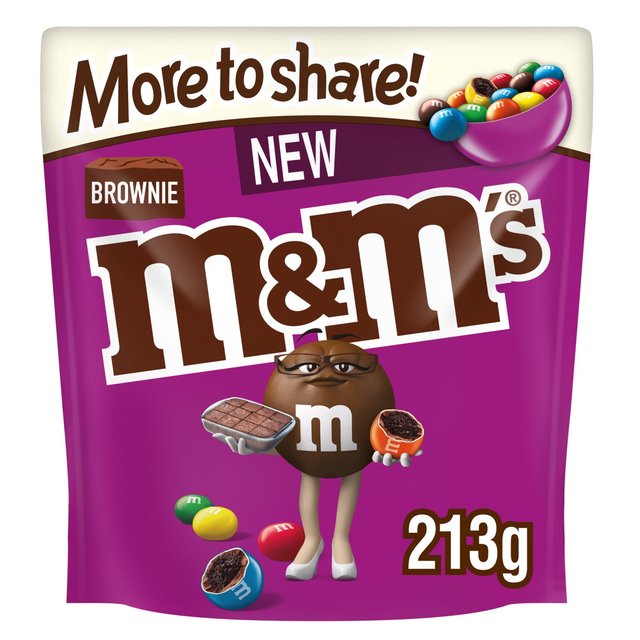 M&M's Brownie Bites & Milk Chocolate Sharing Pouch Bag   213g GOODS M&S   